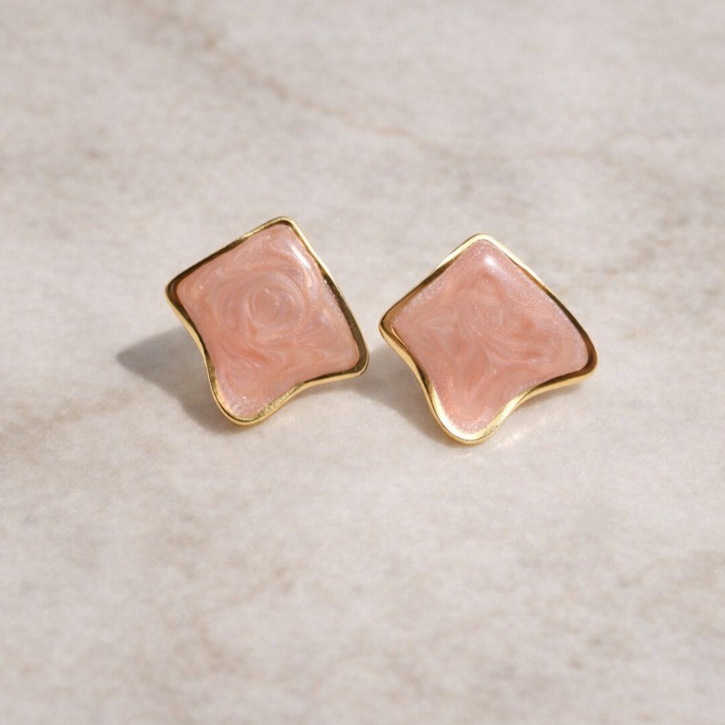 Aretes Alba - Coral
