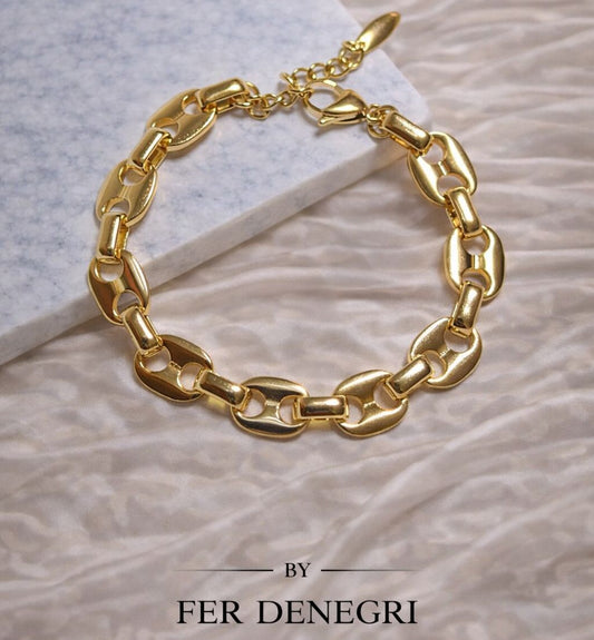 Pulsera Licht - Reflejo Dorado