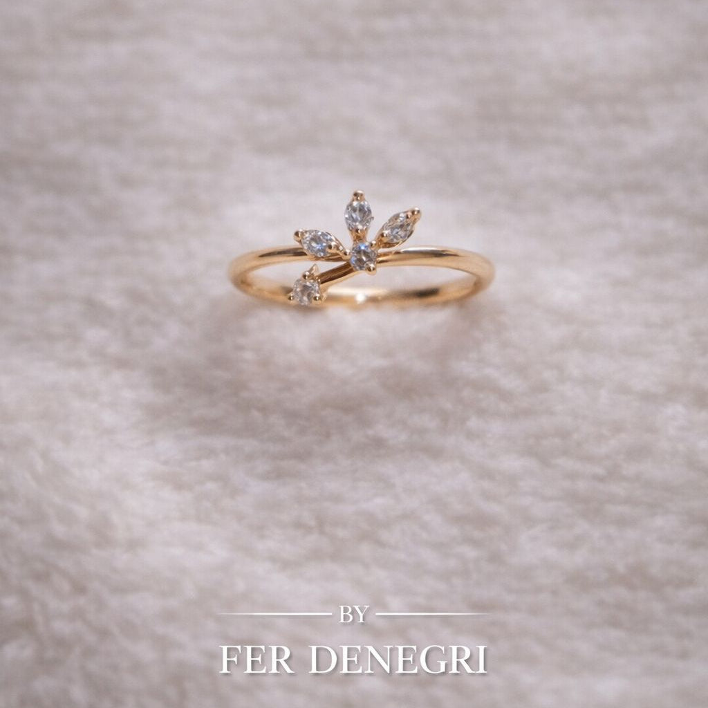 Anillo Aurum - Flora